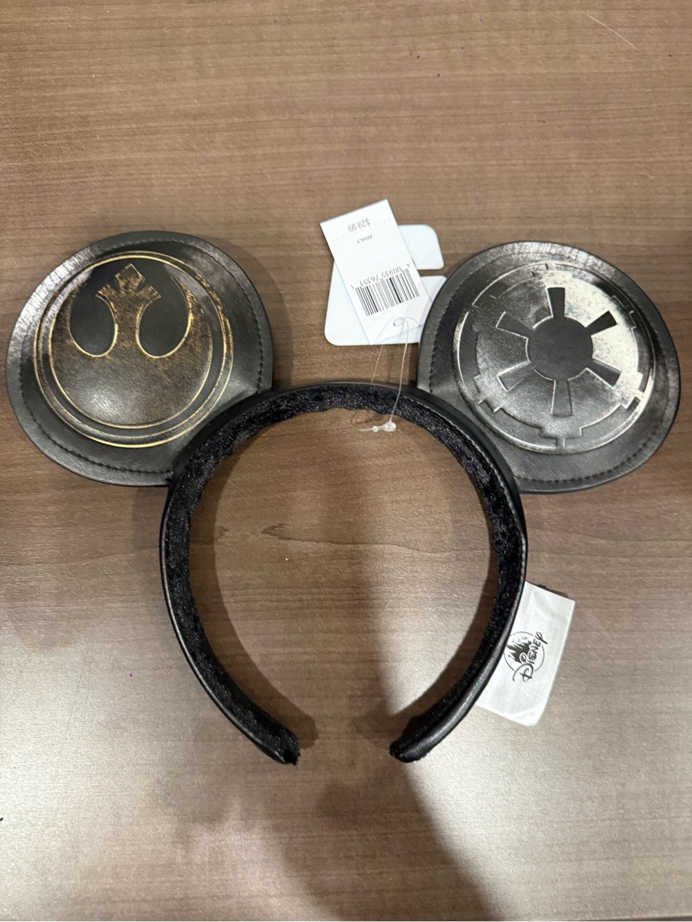 Disney Black Star Wars Rebel & Empire Mickey Ear Headband